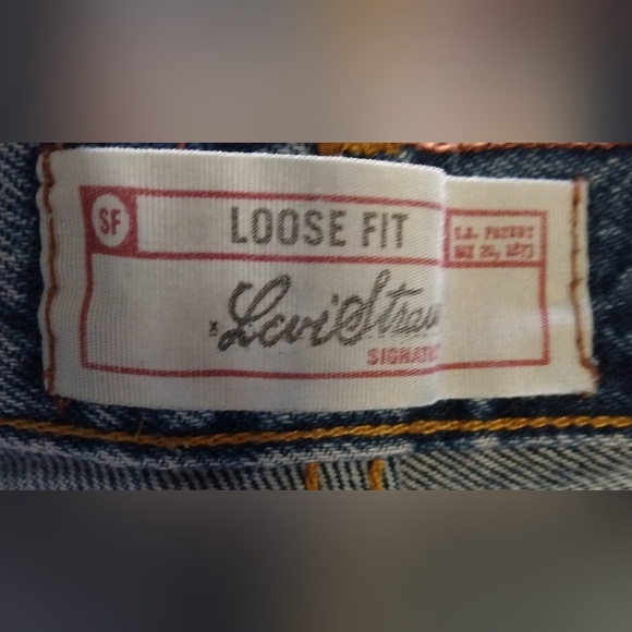 Levi Strauss Straight Leg Denim Jeans size 10 Slim - Picture 3 of 4